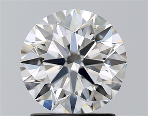 Picture of Natural Diamond 1.63 Carats, Round with Excellent Cut, G Color, VS2 Clarity and Certified by GIA