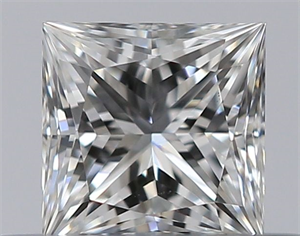 Picture of Natural Diamond 0.30 Carats, Princess with  Cut, G Color, VVS1 Clarity and Certified by GIA
