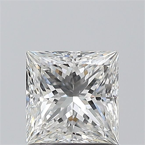 Picture of Natural Diamond 1.00 Carats, Princess with  Cut, G Color, VS2 Clarity and Certified by GIA