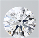 Del inventario de diamantes de laboratorio, 1.54 quilates, Redondo , Color E, claridad VS2 y certificado GIA