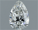 Natural Diamond 0.60 Carats, Pear with  Cut, H Color, VS1 Clarity and Certified by GIA
