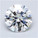 Natural Diamond 4.01 Carats, Round with Excellent Cut, E Color, VS2 Clarity and Certified by GIA