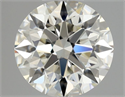 Diamante Natural 0.45 quilates, Redondo , Color J, claridad IF y certificado GIA