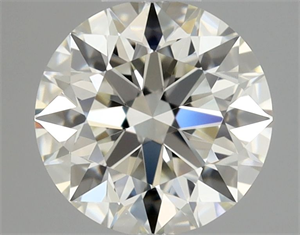 Foto Diamante Natural 0.45 quilates, Redondo , Color J, claridad IF y certificado GIA de