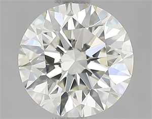 Picture of Natural Diamond 1.01 Carats, Round with Excellent Cut, L Color, VVS2 Clarity and Certified by IGI