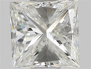 Picture of Natural Diamond 1.50 Carats, Princess with  Cut, H Color, SI2 Clarity and Certified by GIA