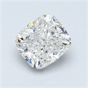 Diamante Natural 0.91 quilates, Del cojín , Color G, claridad SI1 y certificado GIA