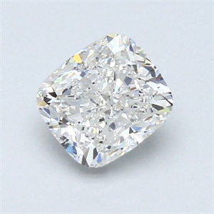 Foto Diamante Natural 0.91 quilates, Del cojín , Color G, claridad SI1 y certificado GIA de