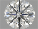 Natural Diamond 0.86 Carats, Round with Excellent Cut, G Color, VVS1 Clarity and Certified by IGI