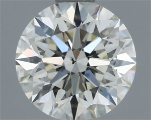 Picture of Natural Diamond 0.70 Carats, Round with Excellent Cut, H Color, SI1 Clarity and Certified by IGI
