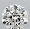 Lab Grown Diamond 1.07 Carats, Round with Ideal Cut, D Color, VS1 Clarity and Certified by IGI