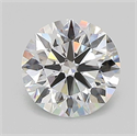 Lab Grown Diamond 1.03 Carats, Round with Ideal Cut, D Color, VS1 Clarity and Certified by IGI
