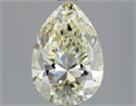 Natural Diamond 2.01 Carats, Pear with  Cut, N Color, SI1 Clarity and Certified by GIA
