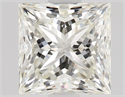 Natural Diamond 0.92 Carats, Princess with  Cut, K Color, IF Clarity and Certified by GIA