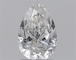 Picture of Natural Diamond 1.20 Carats, Pear with  Cut, E Color, SI2 Clarity and Certified by GIA