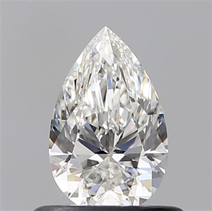Foto Diamante Natural 0.53 quilates, De pera , Color F, claridad VVS1 y certificado GIA de