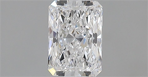 Picture of Natural Diamond 0.70 Carats, Radiant with  Cut, D Color, VVS2 Clarity and Certified by GIA