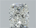 Natural Diamond 1.51 Carats, Cushion with  Cut, I Color, VS2 Clarity and Certified by GIA