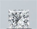 Diamante Natural 0.50 quilates, Princesa , Color E, claridad VVS1 y certificado GIA