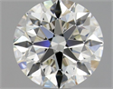 Natural Diamond 0.81 Carats, Round with Excellent Cut, I Color, VVS1 Clarity and Certified by GIA