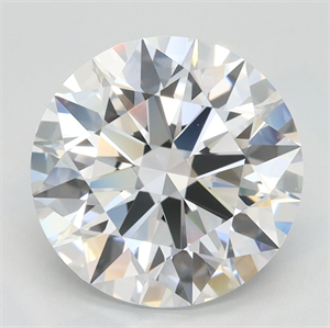 Picture of Lab Grown Diamond 3.06 Carats, Round with Ideal Cut, D Color, IF Clarity and Certified by IGI