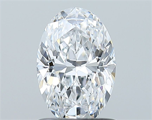 Picture of Natural Diamond 1.00 Carats, Oval with  Cut, D Color, VVS2 Clarity and Certified by GIA