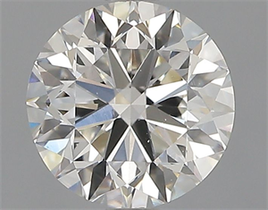Picture of Natural Diamond 0.90 Carats, Round with Very Good Cut, H Color, SI1 Clarity and Certified by GIA