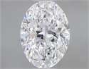 Diamante Natural 0.72 quilates, Ovalado , Color D, claridad SI2 y certificado GIA