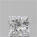 Diamante Natural 1.01 quilates, Princesa , Color E, claridad SI1 y certificado GIA