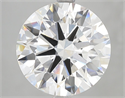Lab Grown Diamond 5.55 Carats, Round with Ideal Cut, F Color, VVS2 Clarity and Certified by IGI