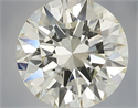 Natural Diamond 1.12 Carats, Round with Excellent Cut, L Color, IF Clarity and Certified by GIA