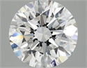 Lab Grown Diamond 3.01 Carats, Round with Excellent Cut, E Color, VVS2 Clarity and Certified by IGI