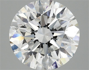 Picture of Lab Grown Diamond 3.01 Carats, Round with Excellent Cut, E Color, VVS2 Clarity and Certified by IGI