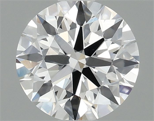 Picture of Lab Grown Diamond 1.10 Carats, Round with Ideal Cut, D Color, VS2 Clarity and Certified by IGI