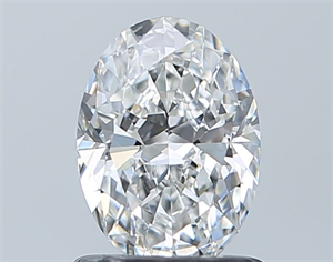 Picture of Natural Diamond 0.90 Carats, Oval with  Cut, D Color, VS2 Clarity and Certified by GIA