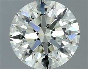 Picture of Natural Diamond 0.90 Carats, Round with Excellent Cut, K Color, VS1 Clarity and Certified by IGI