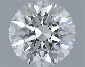 Picture of Natural Diamond 0.70 Carats, Round with Excellent Cut, F Color, VVS1 Clarity and Certified by GIA