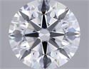 Del inventario de diamantes de laboratorio, 2.00 quilates, Redondo , Color D, claridad VVS2 y certificado IGI
