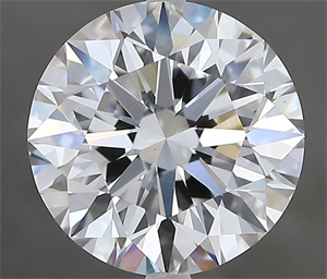 Foto Diamante Natural 3.30 quilates, Redondo , Color E, claridad VS1 y certificado GIA de