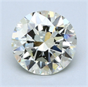 Natural Diamond 3.00 Carats, Round with Excellent Cut, L Color, VS2 Clarity and Certified by GIA