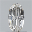 Natural Diamond 0.70 Carats, Oval with  Cut, G Color, VS1 Clarity and Certified by GIA