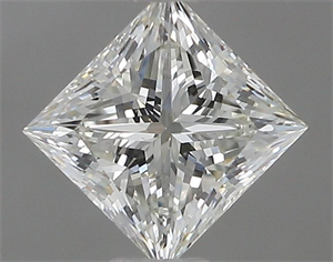 Foto Diamante Natural 0.58 quilates, Princesa , Color H, claridad VS1 y certificado IGI de