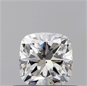 Natural Diamond 0.52 Carats, Cushion with  Cut, G Color, SI1 Clarity and Certified by GIA
