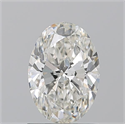 Natural Diamond 1.21 Carats, Oval with  Cut, H Color, VS2 Clarity and Certified by GIA