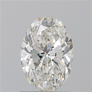 Picture of Natural Diamond 1.21 Carats, Oval with  Cut, H Color, VS2 Clarity and Certified by GIA