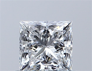Foto Diamante Natural 0.53 quilates, Princesa , Color D, claridad VS1 y certificado GIA de