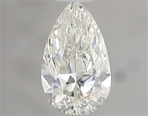 Picture of Natural Diamond 0.45 Carats, Pear with  Cut, H Color, VS2 Clarity and Certified by IGI