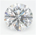 Lab Grown Diamond 2.59 Carats, Round with Ideal Cut, D Color, VVS1 Clarity and Certified by IGI