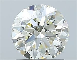 Picture of Natural Diamond 1.03 Carats, Round with Excellent Cut, K Color, VS2 Clarity and Certified by IGI
