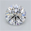 Del inventario de diamantes de laboratorio, 1.05 quilates, Redondo , Color E, claridad VS2 y certificado IGI